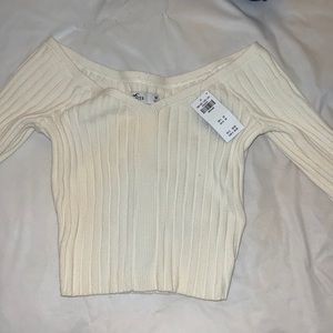 White Hollister Sweater